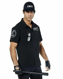 Mens Costumes Shop 15 SWAT Costume Kit
