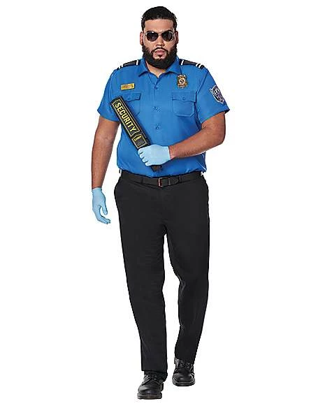 Adult Airport Security Plus Size Costume 1 Adult Airport Security Plus Size Costume
