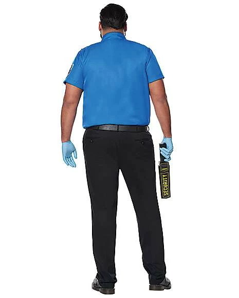 Adult Airport Security Plus Size Costume 2 Adult Airport Security Plus Size Costume - Image 2