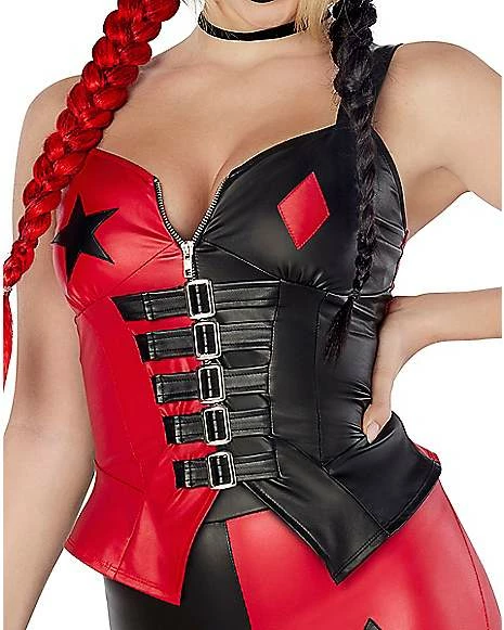 Adult Harley Quinn Corset - The Suicide Squad 2 Adult Harley Quinn Corset - The Suicide Squad - Image 2
