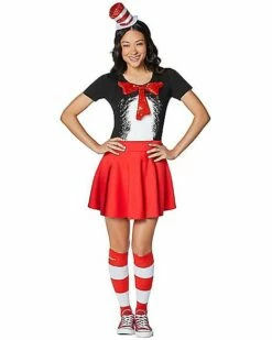 Adult Cat In The Hat Costume Kit - Dr. Seuss