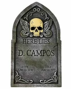 21 Inch D. Campos Tombstone - Decorations