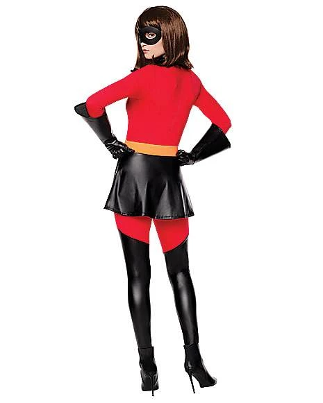 Adult Mrs. Incredible Catsuit Costume - The Incredibles 2 Adult Mrs. Incredible Catsuit Costume - The Incredibles - Image 2