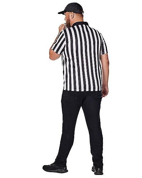 Adult Referee Plus Size Costume Kit 2 Adult Referee Plus Size Costume Kit - Image 2