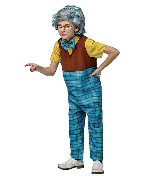 Kids Grandpa One Piece Costume 1 Kids Grandpa One Piece Costume