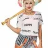 Distressed Harley Quinn T Shirt - Birds Of Prey