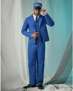 Mens Costumes Shop 7 Adult Train Conductor Costume